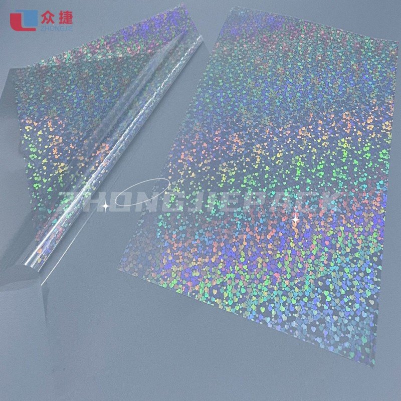 Buy ZAIONE PVC Holographic Clear Film Holographic Transparent